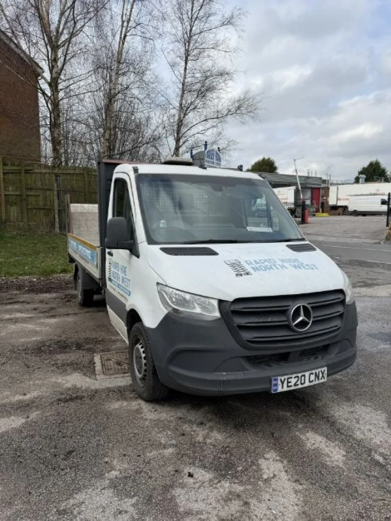 JPS Chartered Surveyors - Motor Vehicle Auction | Mercedes Sprinter Drop side Lorry & Ford Transit Custom - Auction Image 1